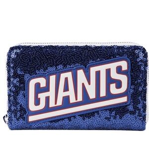 NWT Loungefly NFL NY Giants sequin wallet